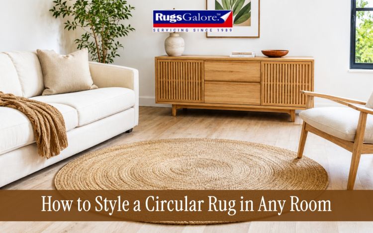 How to Style a Circular Rug in Any Room