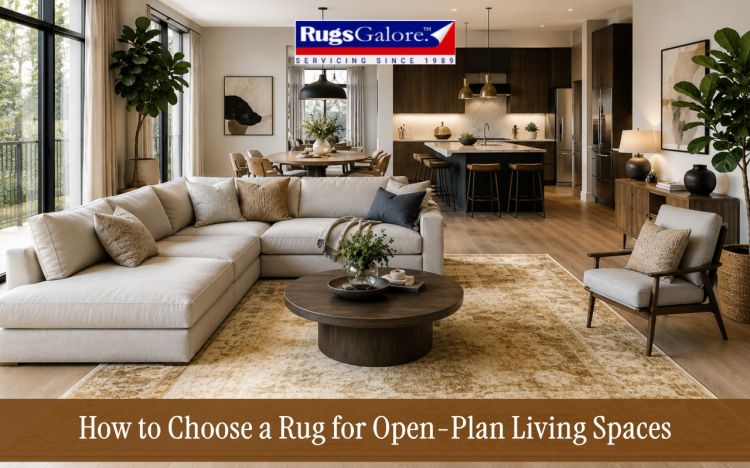 How to Choose a Rug for Open-Plan Living Spaces
