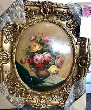 gold antique painting one