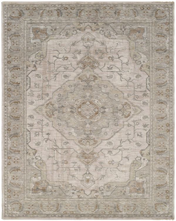 TRADITIONAL RUG 36 HT-LN T648 GREY LT BEIGE