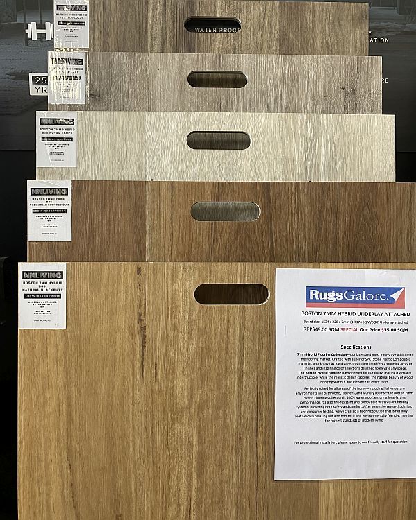 No 6  Boston 7MM Hybrid Underlay Attached